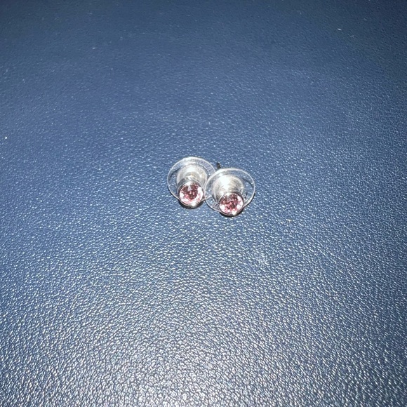 Swarovski pink studs - Picture 2 of 2